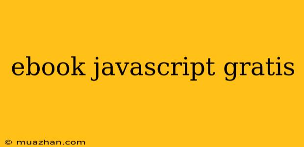 Ebook Javascript Gratis